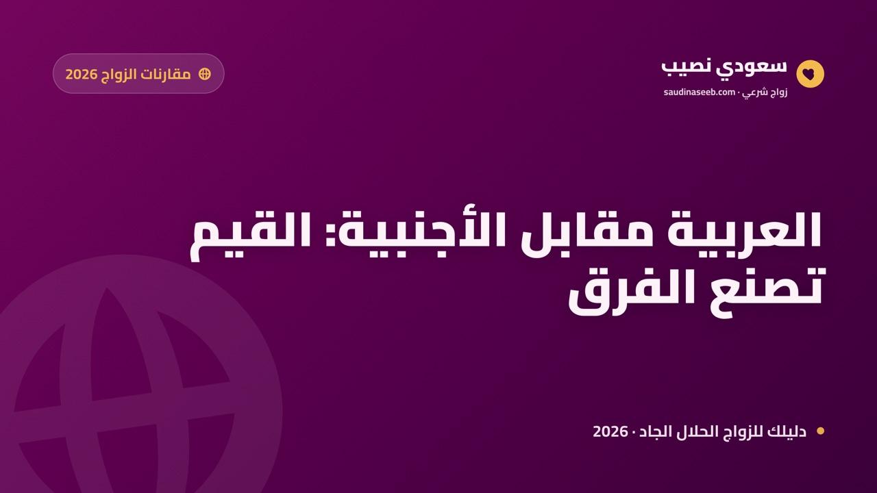 مواقع الزواج العربية مقابل الأجنبية في 2026: اللغة والقيم تصنعان الفرق